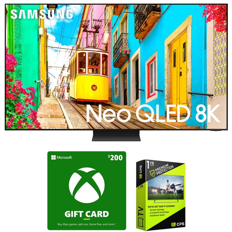 Samsung 65" Neo QLED 8K Smart TV (2024) + $200 Xbox Gift Card + Warranty Bundle