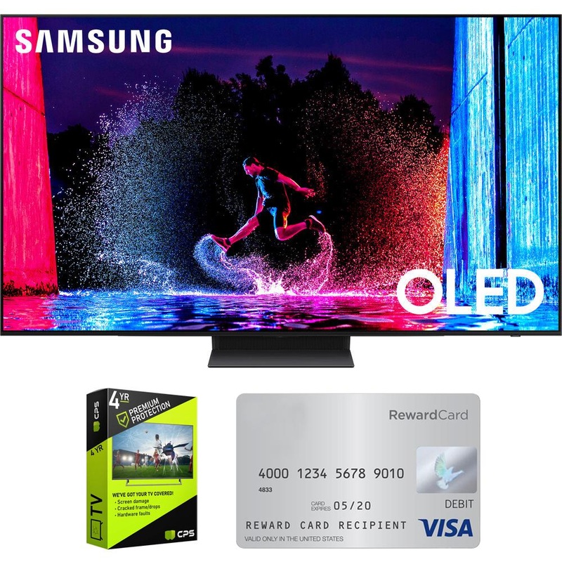 Samsung QN42S90DA 42" OLED 4K Smart TV (2024) w/ 4 Year Warranty + Gift Card Bundle