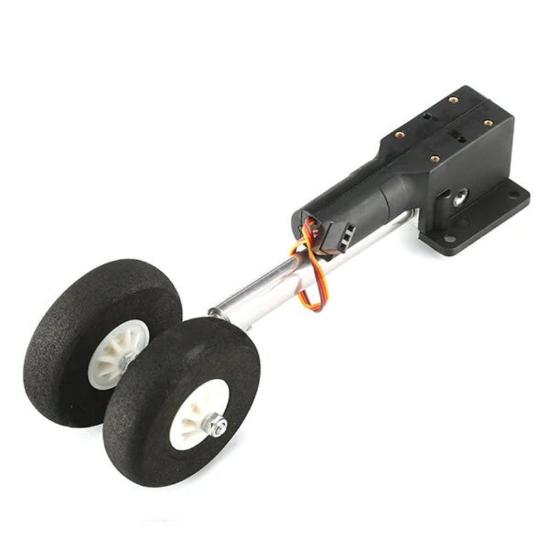 Two Wheeled Shocking Proof Retract Landing Gear Set For 2KG RC Airplane