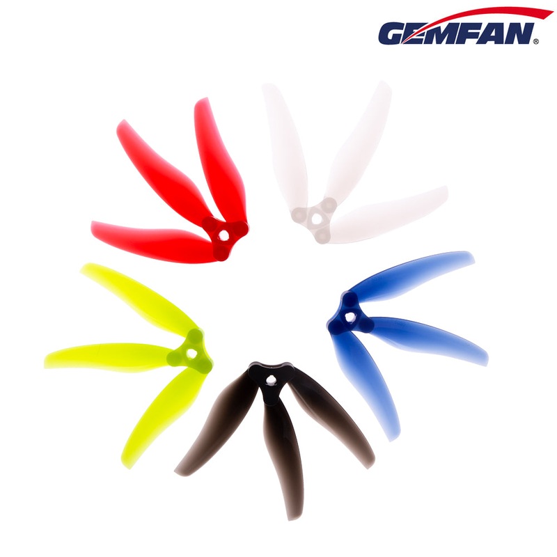 Gemfan Floppy Proppy 6" Foldable Prop Clear Black