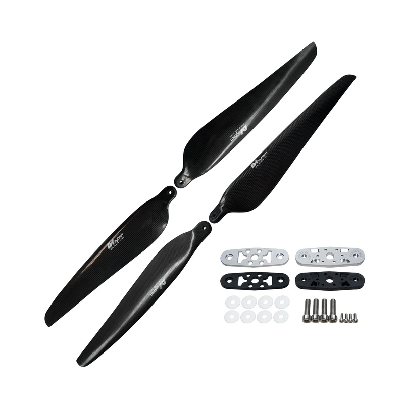 28 x 8.5'' CW CCW T-motor Fold Type Carbon Fiber + PMI Aviation Bubble Composite Prop Lightweight