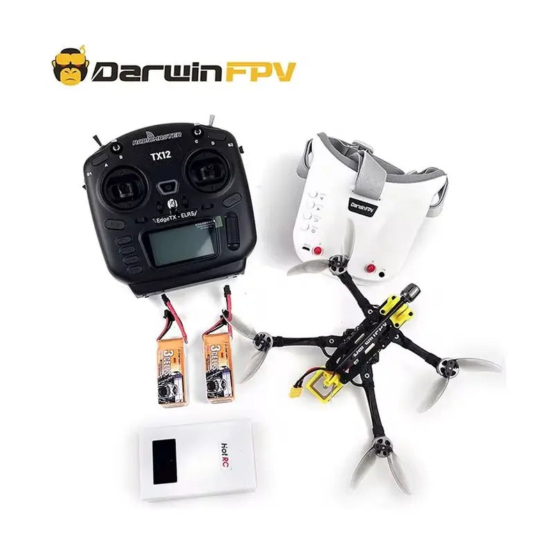 DarwinFPV FoldApe4 RTF 4" Foldable FPV Drone - F411 15A ELRS 1504 3800KV RTF FPV Full Set