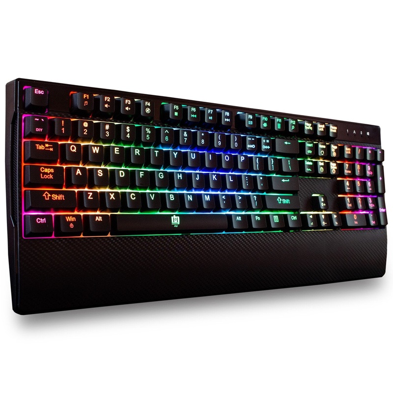 Deco Gear Mechanical Gaming Keyboard - RGB Back Lighting - Anti-Ghosting - Black none