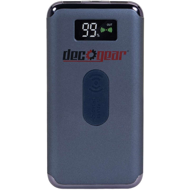 Deco Gear Power Bank 8000 mAh Digital Display with Wireless Device Charging none