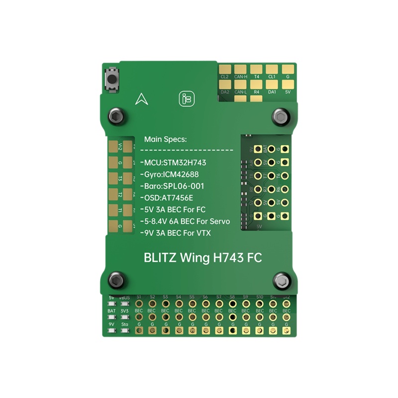 BLITZ Wing H743 Flight Controller