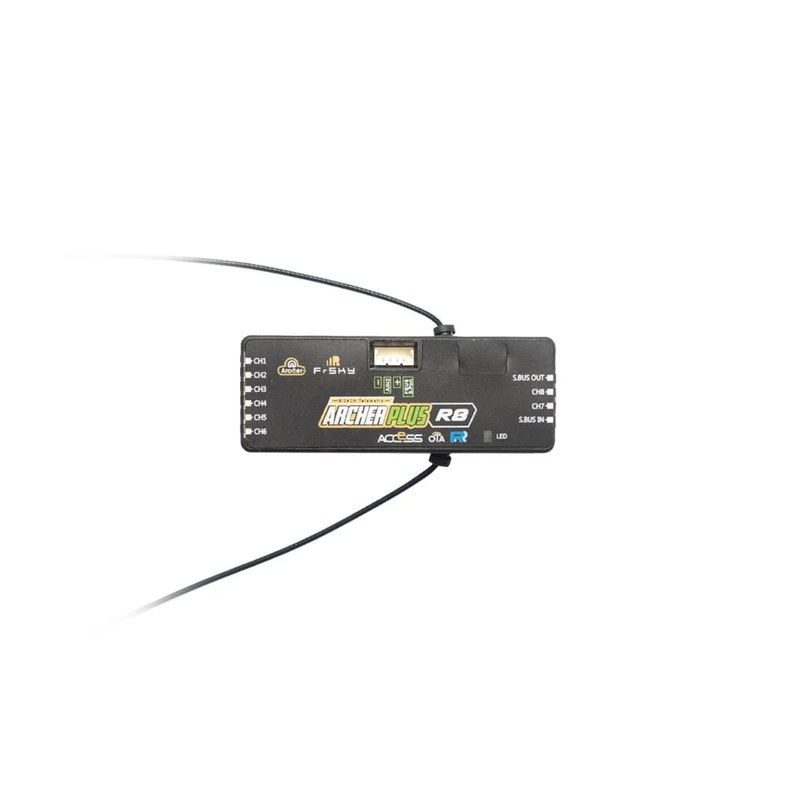 FrSky ARCHER PLUS R8 Receiver 8 high-precision PWM channels with both ACCESS & ACCST D16 modes