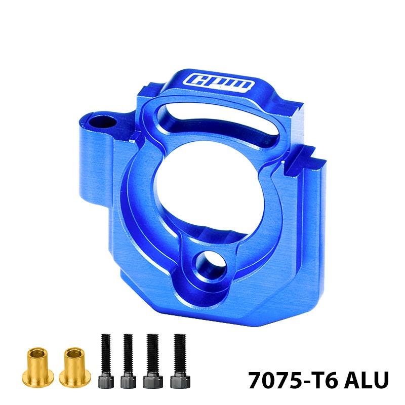 GPM RACING,ARRMA-MINI KRATON 7075-T6 ALLOY ADJUSTABLE MOTOR MOUNT MAKM018 BLUE