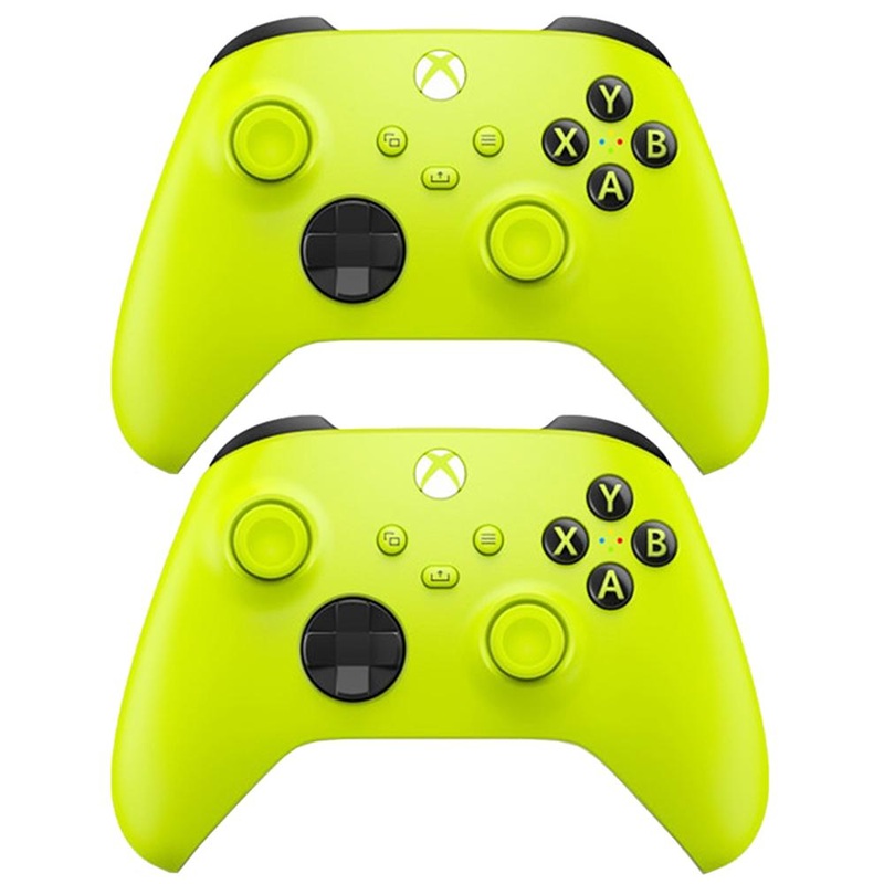 Microsoft Xbox Wireless Controller for Xbox Series X/S Electric Volt 2 Pack