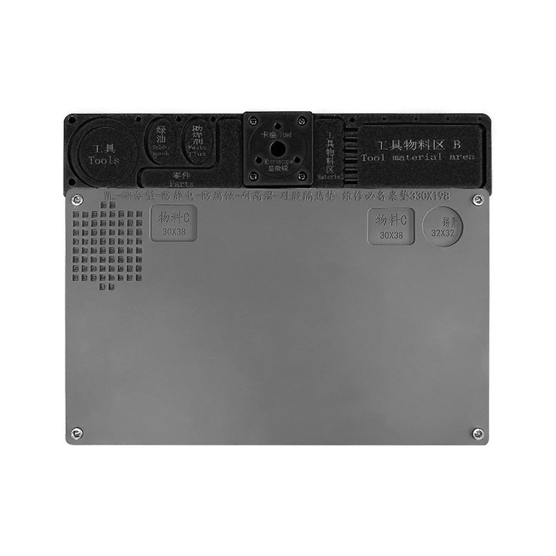 Mini Aluminum Alloy Integrated maintenance Platform (Supports Microscope Expansion) Blue