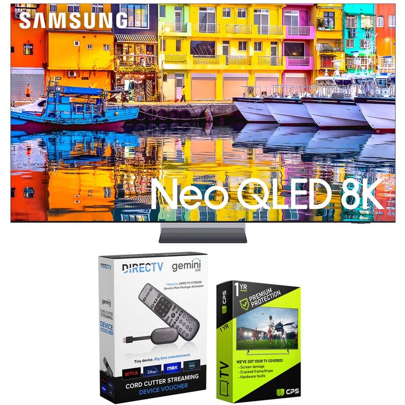 Samsung 75" Neo QLED 8K Smart TV (2024) Bundle with Redeemable DIRECTV Gemini Air