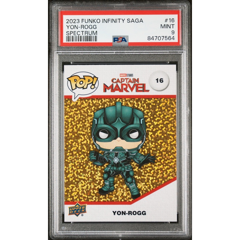 2023 UPPER DECK FUNKO POP MARVEL YONROGG SPECTRUM #16 PSA 9