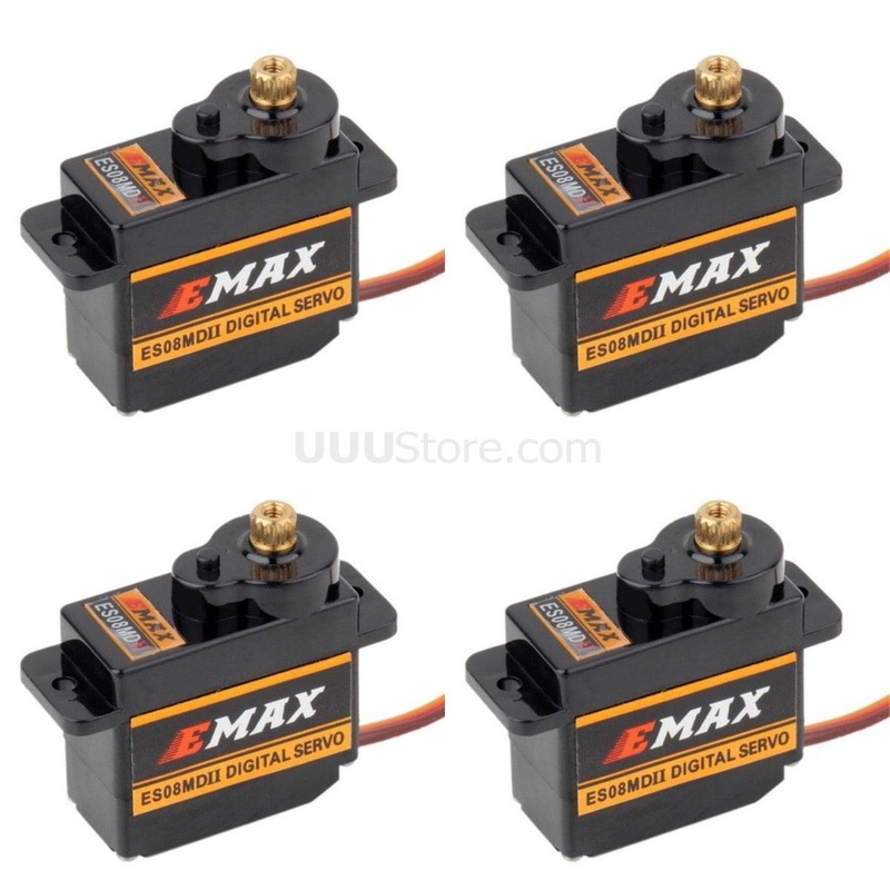 EMAX ES08MDII ES08MD II Digital Servo 12g/ 1.6/2.0 kg.cm High-speed Mini Metal Gear for RC Model Boat Car Robot 1PCS ES08MDII