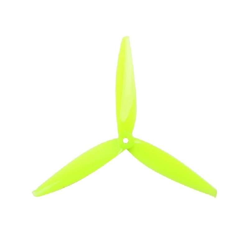 Gemfan 7040 Flash PC 3 Blade Propeller Lemon Green - (2CW+2CCW