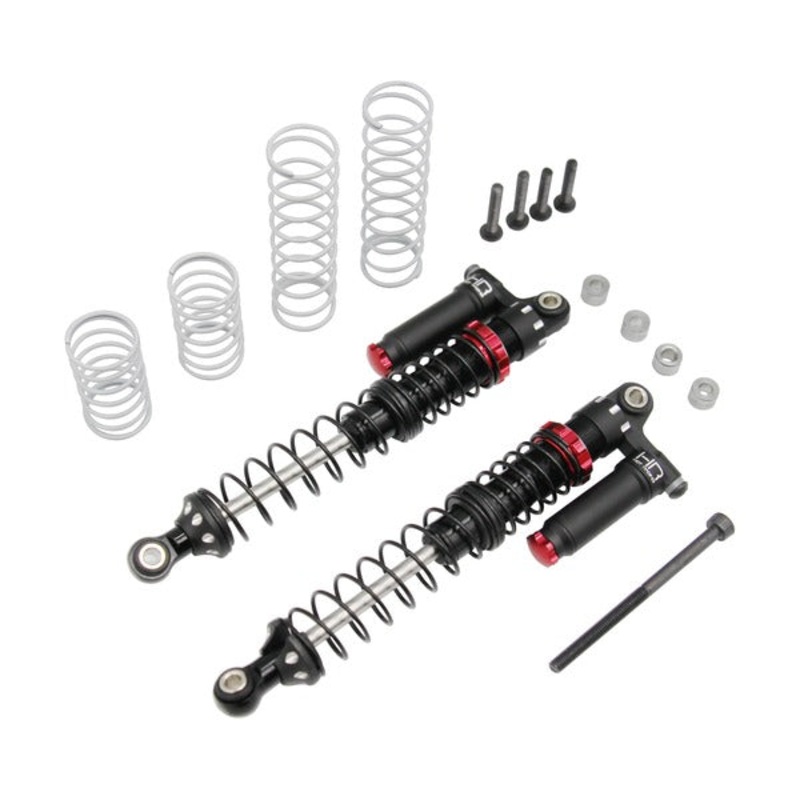 Hot Racing Aluminum 100mm Piggyback Shocks w/ Adjustable Rebound