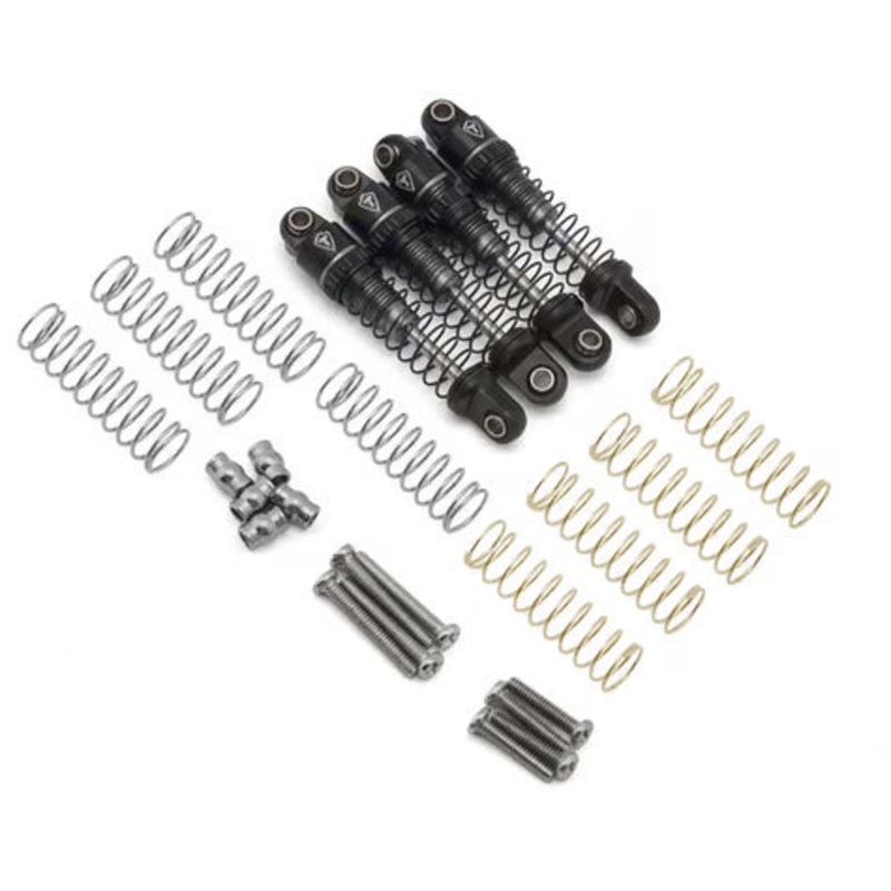 Treal Hobby Axial SCX30 23mm Aluminum Threaded Shocks (4) Grey