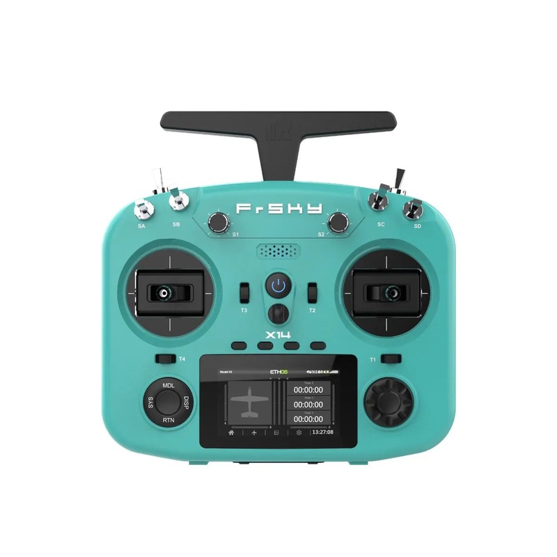 Frsky Twin X14/X14S Transmitter - Dual 2.4G Radio System FPV Drone Airplane Remote Controller Black