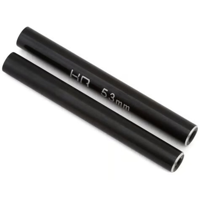 Hot Racing HRARCL65301 Aluminum Standoff Post Link (Black) (4) (3x6x53mm)