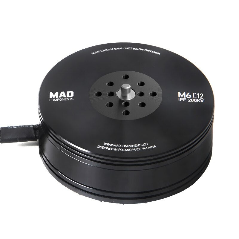 MAD M6C12 IPE 150KV 170KV 280KV 400KV Brushless Motor For RC long Range UAV Video,Mapping Aerial photography 150KV