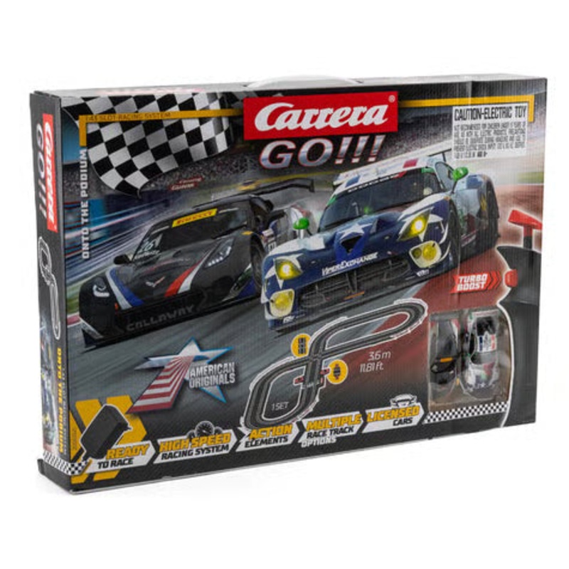 Carrera GO!!! CCN62521 Onto the Podium 1/43 Slot Car Racing Set