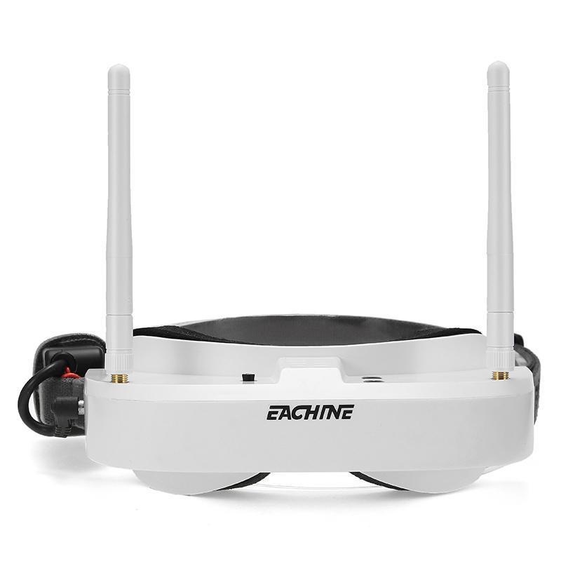 Eachine EV100 Analog FPV Goggles Dual Antennas Low Profile WHITE