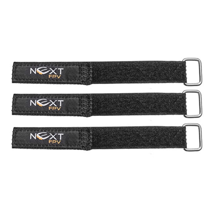 NEXTFPV 20mm Battery Straps with Woven Rubber and Metal Buckle