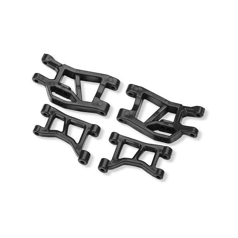 Traxxas 10831 Black Front Upper+Lower Suspension Arms L&R Mini Rally/Mini Slash