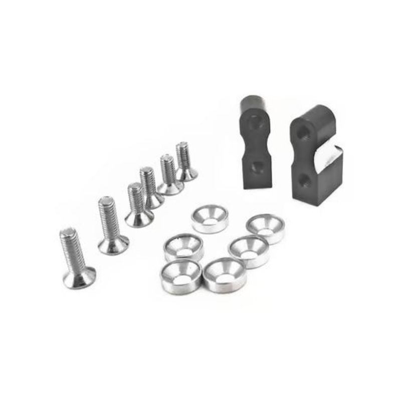 Hot Racing HRASCP2401 AX10/Wraith Aluminum Servo Mount (Black)