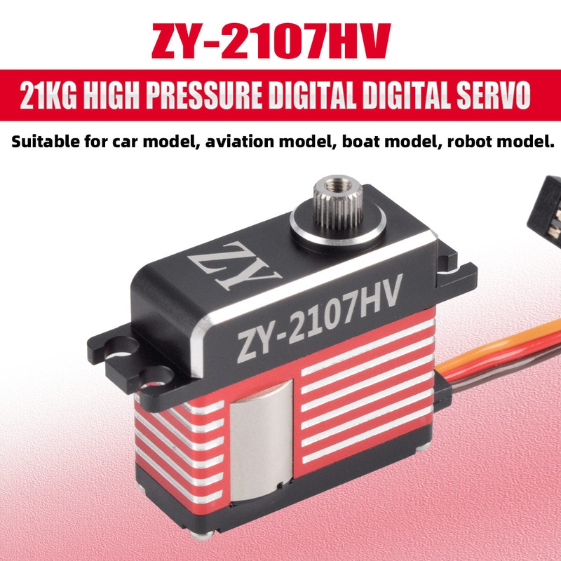 ZYHOBBY Medium Servo Digital Servo ZY-2107HV 21KG Pressure Digital Digital Servo 220 Limit angle for RC Model