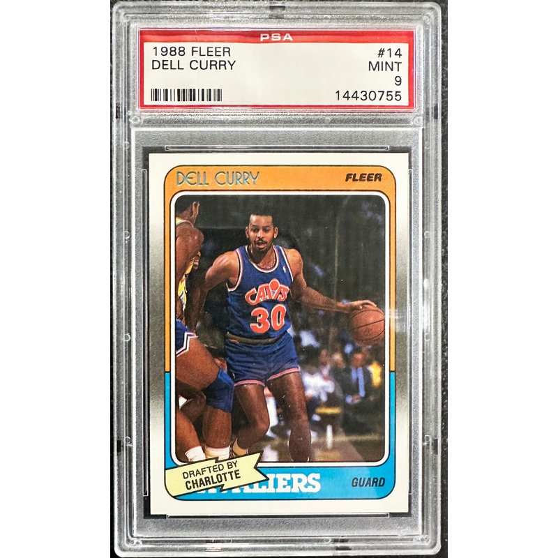 1988 FLEER DELL CURRY #14 - PSA 9 ROOKIE CARD
