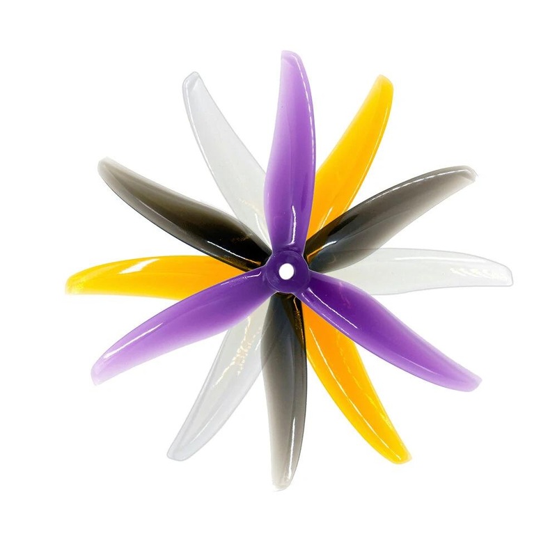 GEMFAN Hurricane 5236 Racing Propeller 5 Inch 3 Blade (Set Of 4) Midnight Gray