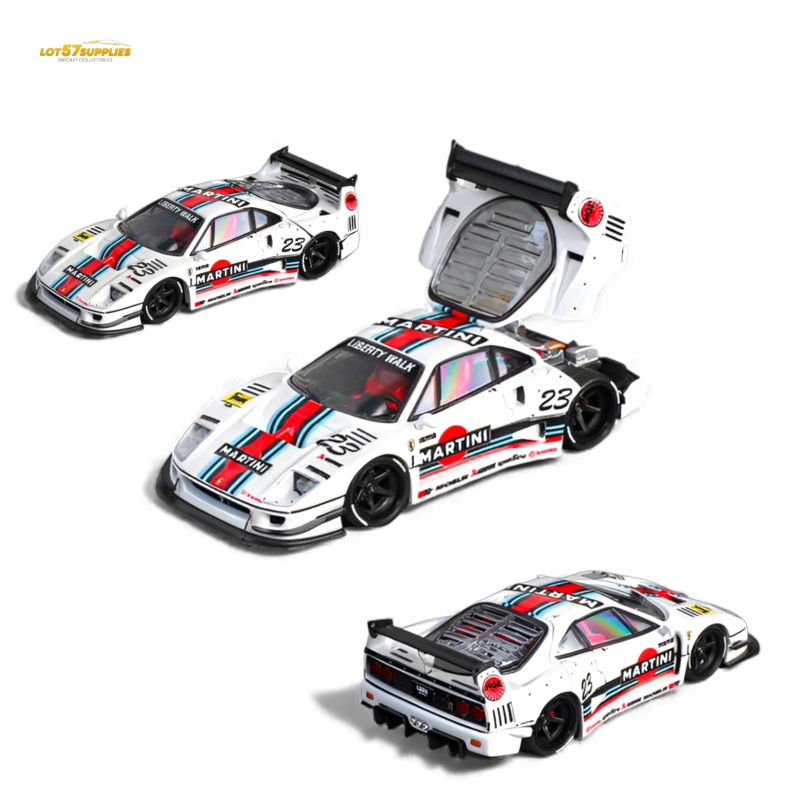 (Pre-Order) Star Models Ferrari F40 LB-Works Martini 23# 1:64