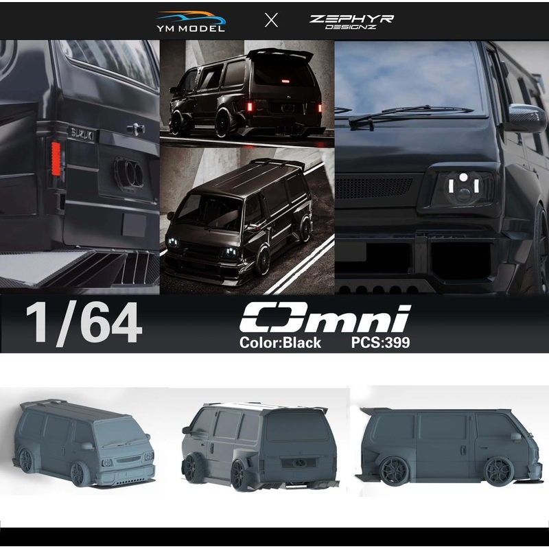 (Pre-Order) YM Model Suzuki Carry Omni 1:64