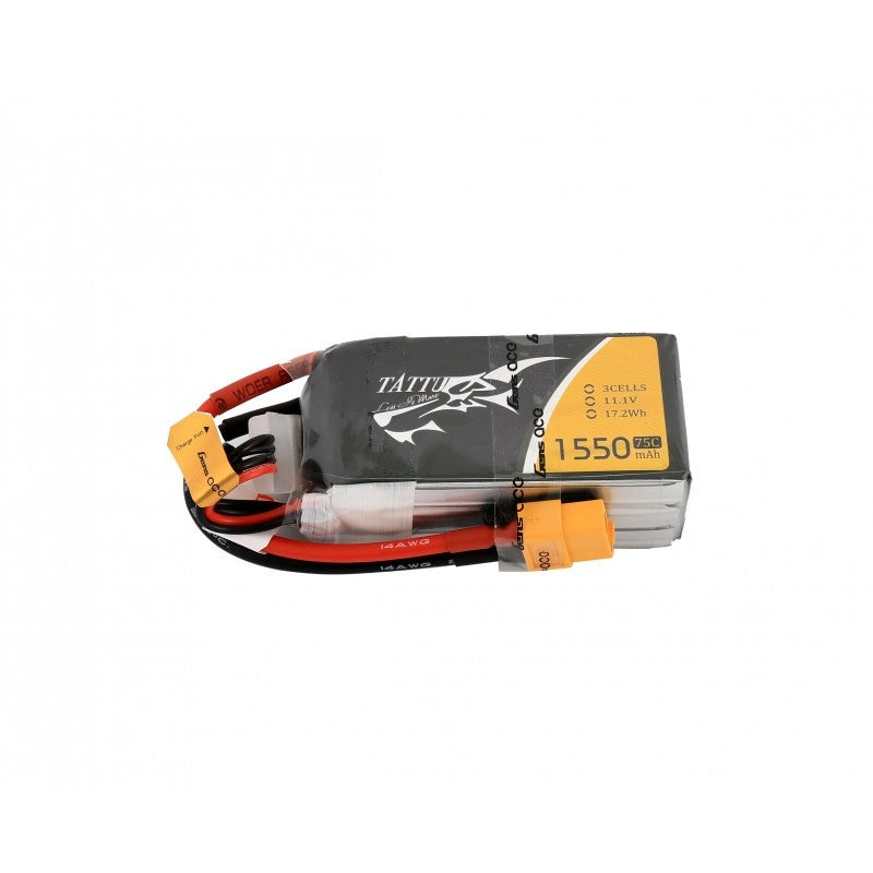 Tattu 1550mAh 3s 75-150c Lipo Battery Pack