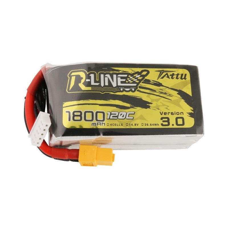 Tattu R-Line V3.0 1800MAH 120C 4S1P Lipo Battery Pack