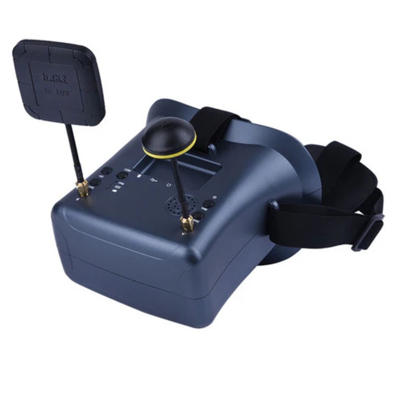 LS-008D 4.3 inch 800 x 480 5.8GHz 40CH FPV Goggles Support TF Card & DVR