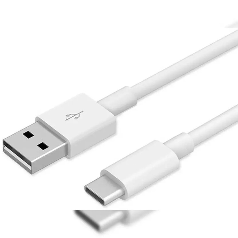 USB to C-type Data line Charger Cable - (White)