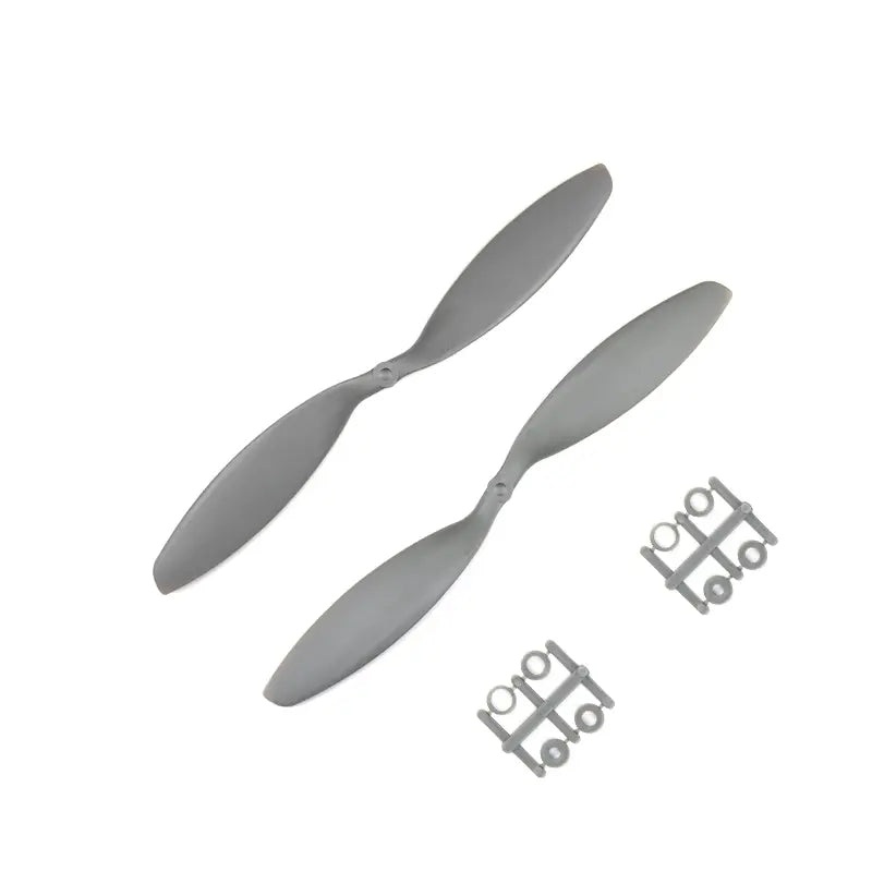 1238 HD Glass Fiber Nylon Propellers 1CW+1CCW - (1pair) - Grey