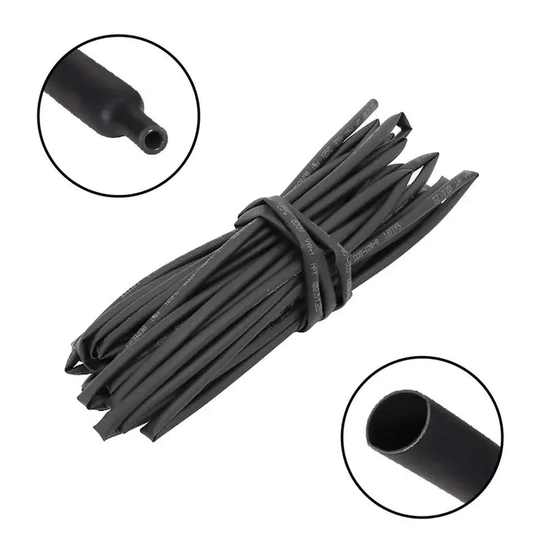 Heat Shrink Sleeve 5mm Black 1m