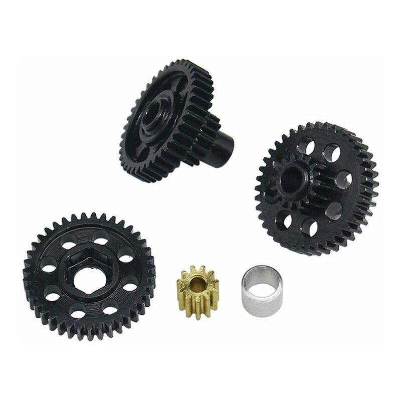 Hot Racing HRARACM38U 20.5:1 Steel Gear Set, Ultra Low Range, 1/18 Redcat Ascent-18