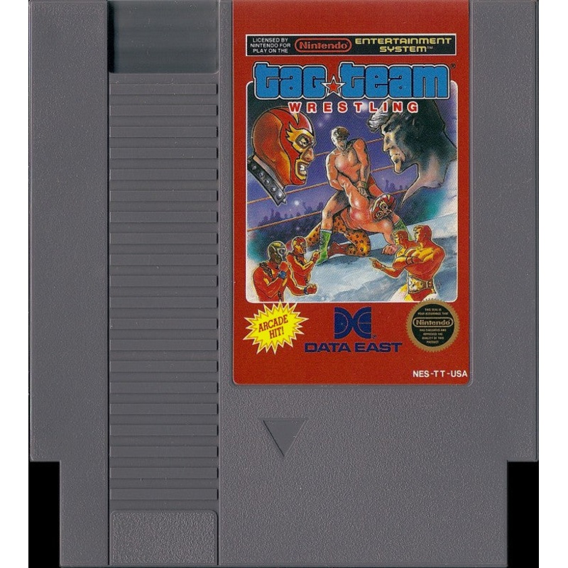 Loose NES Cart - Tag Team Wrestling (5 Screw)