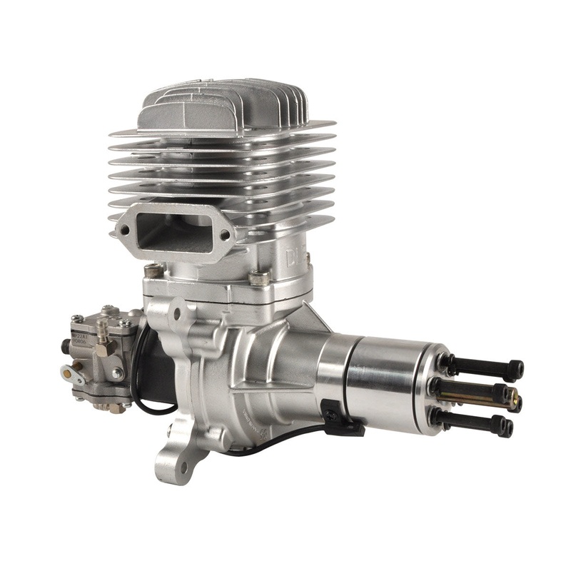 DLE 85CC Gas Engine Single Cylinder Two Stroke Side Exhaust with CDI & Muffler