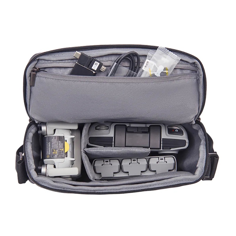for DJI Mini 4 Pro Shoulder Bag Storage - Travel Backpack for DJI Mini 2/AIR 2S/Mini 3/Mini 3/4 Pro Bag Drone Case Accessory Box Black