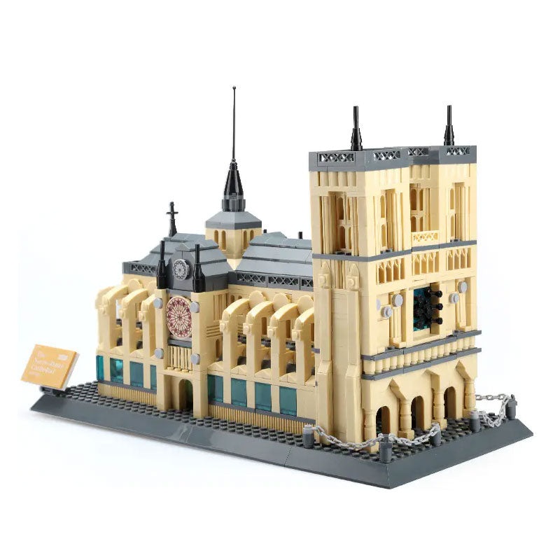 WANGE 5210 Notre-Dame de Paris Architecture Building Set (1380 Pieces)