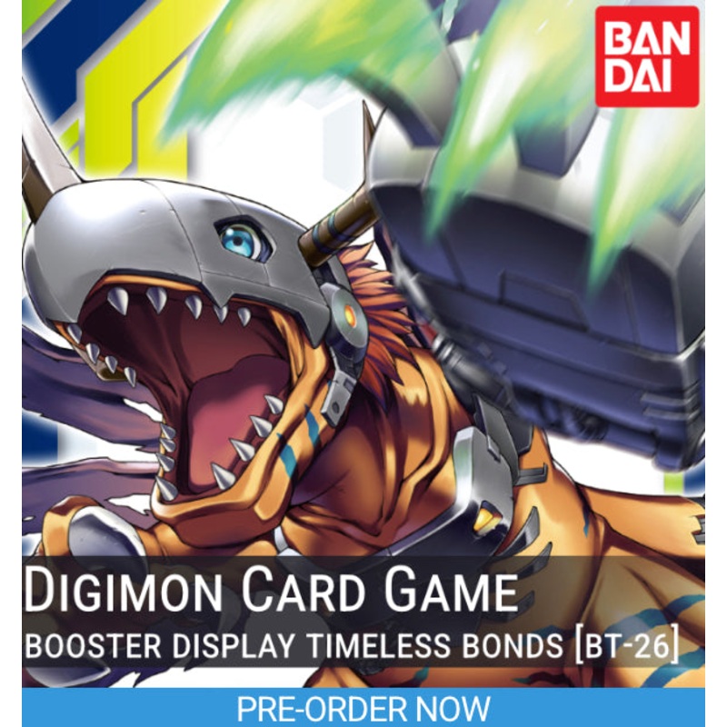 Digimon Card Game Booster Box BT-26 Timeless Bonds