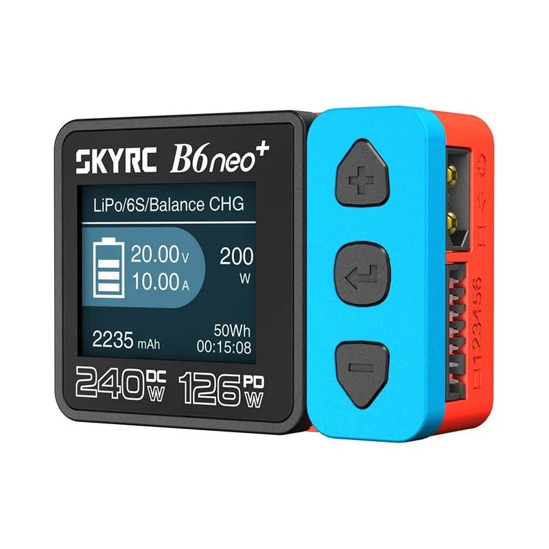 SkyRC B6 Neo+ Smart Charger 240w DC 126w PD Dual Input