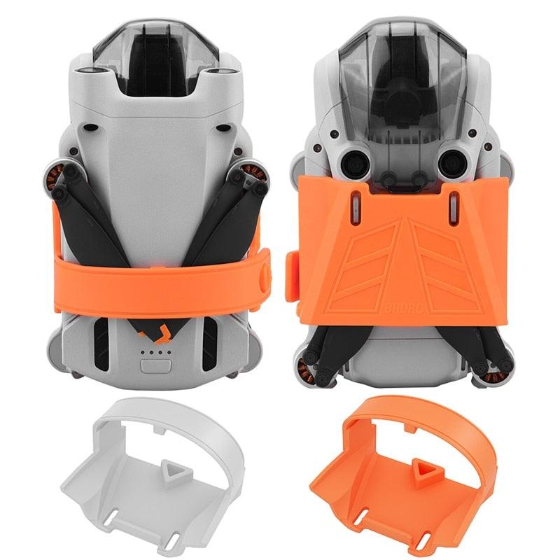 Propeller Holder For DJI Mini 3 Pro - Wings Fixed Stabilizers Protective Prop Blades Strap for Mavic Mini 3 Pro Drone Accessories Orange