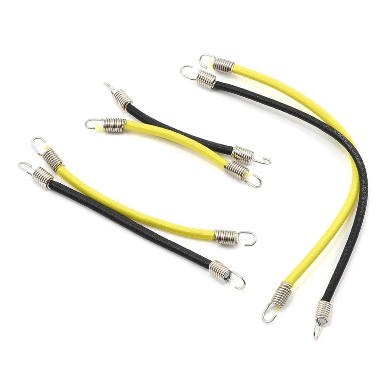 Yeah Racing YEA-YA-0452 1/10 Crawler Scale Accessory Set (Bungee Cords - 3 lengths)