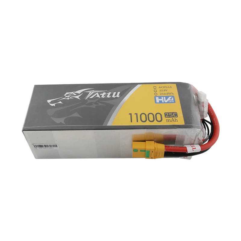 Tattu 11000mAh 22.8V 25C 6s Lipo Battery with XT90-S Plug