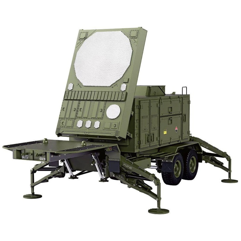 1/12 Scale Radar Trailer KIT Green