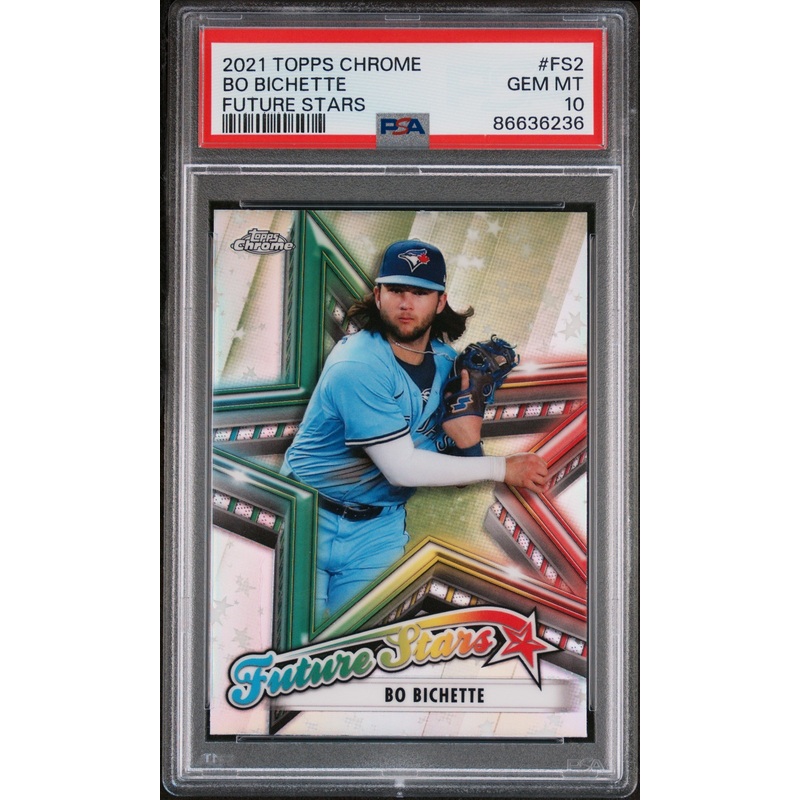 2021 TOPPS CHROME FUTURE STARS BO BICHETTE #FS2 - PSA 10